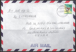 1998 Nerima, Tokyo (15.XII.98) To Birzai Lithuania - Storia Postale