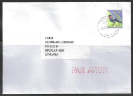 2006 Nagao (4.X.06) To Birzai  Lithuania - Storia Postale