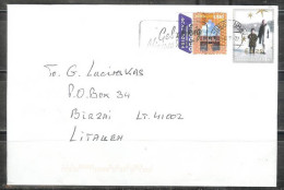 2004 December Holiday Stamps To Lithuania - Briefe U. Dokumente