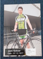 Autogramm Jure Golcer Gourmetfein Simplon Wels - Cyclisme