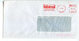 EMA Sur Lettre Labinal Précision Mécanique Bois D'Arcy, Lettre De 1985 - EMA ( Maquina De Huellas A Franquear)