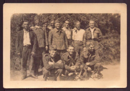 Photo ( 9 X 6.5 Cm ) " Groupe De Soldats " - War, Military