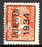 BE  PO 279  (*)  ---   ANTWERPEN  ---   1934 - Typo Precancels 1932-36 (Ceres And Mercurius)