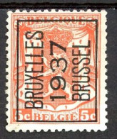 BE  PO 324 A  (*)   ---   BRUXELLES   ---   1937 - Typos 1936-51 (Kleines Siegel)