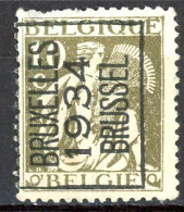 BE  PO 284 A   (*)  ---   BRUXELLES  ---   1934 - Typos 1932-36 (Cérès Und Mercure)