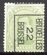 BE  PO 64 B   (*)    ---   BRUXELLES   ---   1922 - Typo Precancels 1922-26 (Albert I)