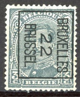 BE  PO 60 B   (*)    ---   BRUXELLES   ---   1922 - Typos 1922-26 (Albert I.)