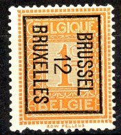 BE  PO 29  (*)    ---   BRUSSEL   ---   1912 - Typos 1912-14 (Löwe)