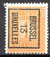 BE  PO 37  (*)    ---   BRUXELLES   ---   1913 - Tipo 1912-14 (Leoni)