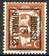 BE  PO 41  (*)    ---   BRUXELLES   ---   1913 - Typos 1912-14 (Löwe)