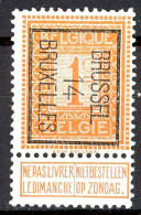 BE  PO 45  (*)    ---   BRUXELLES   ---   1914 - Sobreimpresos 1912-14 (Leones)