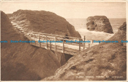 R106744 Island Bridge. Porth. Nr. Newquay. 1926 - Monde