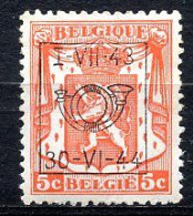 BE  PO 503   XX   ---   Série 25  --  1943 - Typo Precancels 1936-51 (Small Seal Of The State)