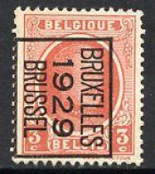BE  PO 184  B   ---  Typo   Bruxelles - Brussel  1929 - 3c - Typo Precancels 1922-31 (Houyoux)