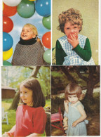 4 Oude  Postkaarten - C P A - Kinderen (T 275) - Abbildungen