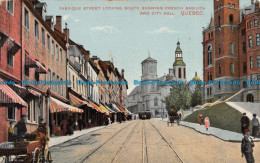 R106010 Fabrique Street Looking South Showing French Basilica And City Hall. Que - Welt