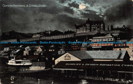R106014 Chateau Frontenac And Citadel. Quebec. Valentine. 1910 - Monde