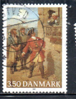 DANEMARK DANMARK DENMARK DANIMARCA 1990 TORDENSKIOLD ADMIRAL PETER WESSEL 3.50k USED USATO OBLITERE' - Used Stamps