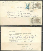 Brazil 1965 University Post Card - To Minnesota USA - Lettres & Documents