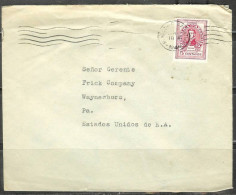 Argentina 1946 - 5c San Martin - On Cover To Waynesboro PA USA - Lettres & Documents