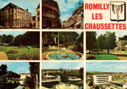 N°42541 Z -cpsm Romilly Les Chaussettes -multivues- - Romilly-sur-Seine