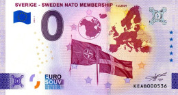 Billet Touristique - 0 Euro - Suède - Sweden Nato Membership (2024-1) - Private Proofs / Unofficial