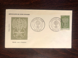 IVORY COAST COTE D’IVOIRE FDC COVER 1962 YEAR MALARIA HEALTH MEDICINE STAMPS - Ivoorkust (1960-...)