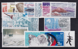 D 693 / TAAF / ANNEE 1995 COMPLETE AVEC POSTE AERIENNE NEUF** COTE 67.55€ - Airmail