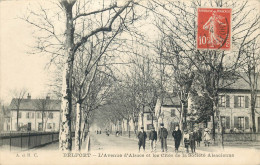 TERRITOIRE DE BELFORT  BELFORT  Avenue D'alsace Et Les Cités De La Societé Alsacienne - Belfort - Stad