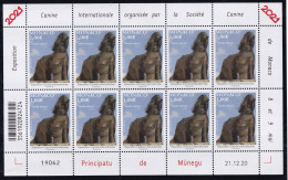 Monaco N°3274 - Chiens - Feuille Entière - Neuf ** Sans Charnière - TB - Unused Stamps