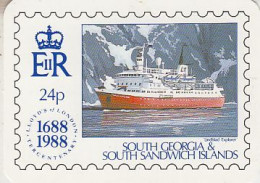 South Georgia, 1989 Calender Card  (59942) - Südgeorgien