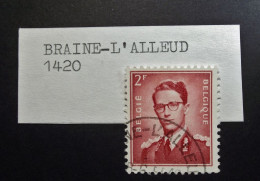 Belgie Belgique - 1953 - OPB/COB N° 925  ( 1 Value ) - Koning Boudewijn Marchand  Obl. Braine L' Alleud - Gebraucht