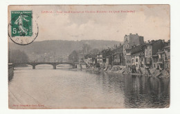 88 . EPINAL . Pont Sadi Carnot Et Vieilles Maisons Du Quai Rualménil  1908 - Epinal