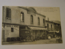 LOIRE-ENVIRONS DE SAINT ETIENNE-GRAND HOTEL DE ROCHETAILLEE EN FACE LES TOURS SOUBERT PROPRIETAIRE ANIMEE - Rochetaillee