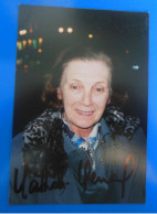 AUTOGRAPHE DE NATHALIE NERVAL SUR PHOTO - Attori E Comici 