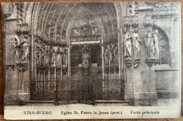 Strasbourg - Eglise St. Pierre Le Jeune - Porte Principale - Ed. Ch. H. A. R. Strasbourg - Strasbourg