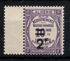 Algerie - Taxe YV 24 N** MNH Luxe , Cote 30 Euros - Strafport