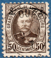 Luxemburg Service 1891 50 C S.P. Overprint (perforated 11½) Cancelled - Oficiales