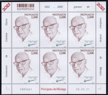 Monaco N°3292 - Feuille Entière - Neuf ** Sans Charnière - TB - Unused Stamps
