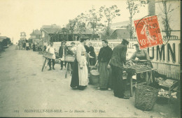 CP CPA Calvados 14 Blonville Sur Mer Le Marché ND Phot 224 CAD 1912 - Andere & Zonder Classificatie