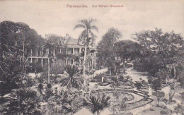 1909	12	Paramaribo, Het Militair Hospitaal (zie Achterkant) - Suriname