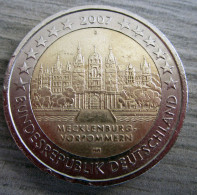 PIECE COMMEMORATIVE ALLEMANDE 2 EUROS - Mecklenburg-Vorpommern 2007 - Allemagne