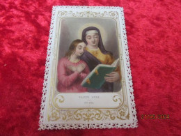 Holy Card Lace,kanten Prentje, Santino, Sainte Anne Edit L Turgis Nr 519 - Andachtsbilder