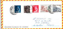 Espagne - Lettre - Recuerdo Filatélico De Canarias - Graficas Iris - Other & Unclassified