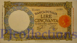 ITALIA - ITALY 50 LIRE 17/05/1943 PICK 58 AU+ - 50 Lire