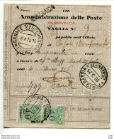 Cirenaica - Segnatasse Vaglia Cent. 40 Coppia Su Bollettino Vaglia - Unused Stamps