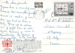 GRANDE-BRETAGNE N°569 (y&t) Croydon Surrey 13 Août 1969 Pour Metz / Tour De L'Aigle - CP Londres - Cartas & Documentos