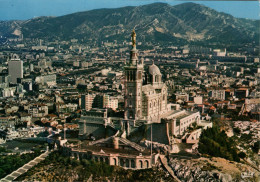 MARSEILLE - Vue Aérienne De Notre-Dame-de-la-Garde - Notre-Dame De La Garde, Ascenseur