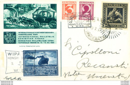 "WIPA 1933". Cartolina Per Macerata. - Otros & Sin Clasificación