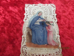 Holy Card Lace,kanten Prentje, Santino, Edit Bouasse Lebel Nr 1225 - Images Religieuses